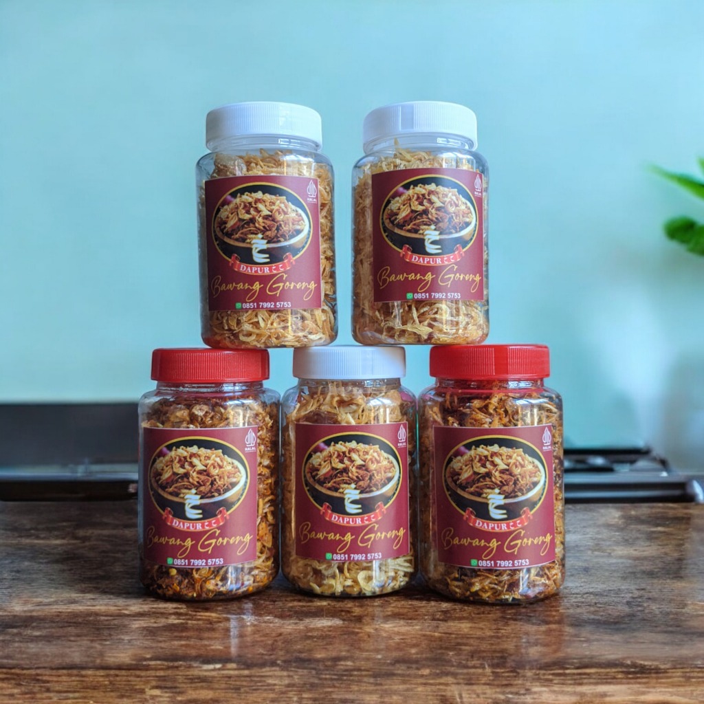 

Siwang Bawang Goreng Terasi Pedas Gurih Renyah Tanpa Campuran Tepung dan Bahan Pengawet - Bawang Goreng 300ml