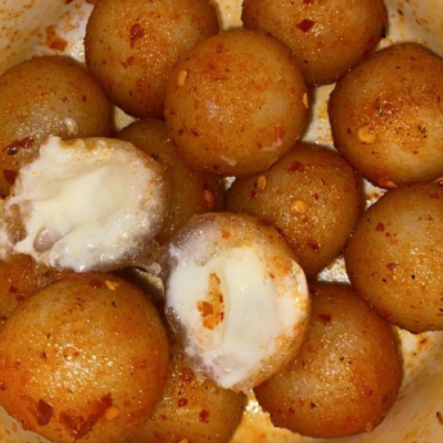 

Cimol cheese melt Cimol Keju meleleh Cimol bojot ama Cimol isi keju kraft meleleh lumer (Frozen) isi 12