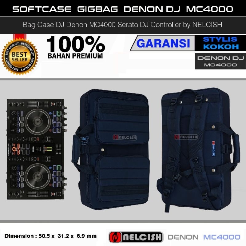 Tas Softcase Gigbag DJ Denon MC4000 Serato Dj Controller Bag Case DENON MC 4000 by NELCISH