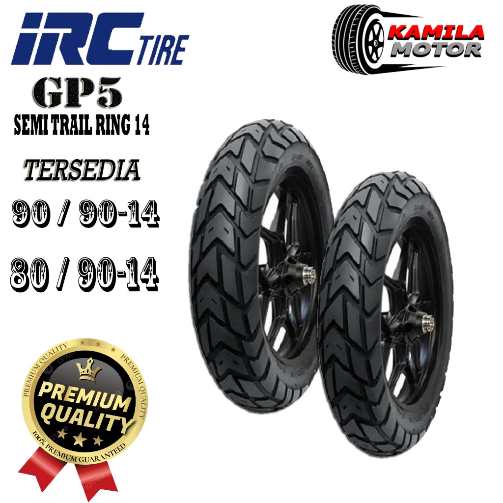 BAN LUAR IRC GP-5 TUBELESS RING 14