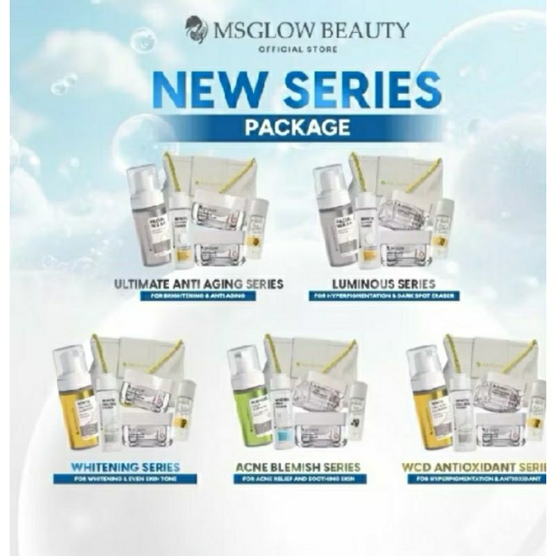 MG GLOW Paket Wajah New Series / Paket Acne New Series / Paket Ultimate New Series / Paket Luminous 
