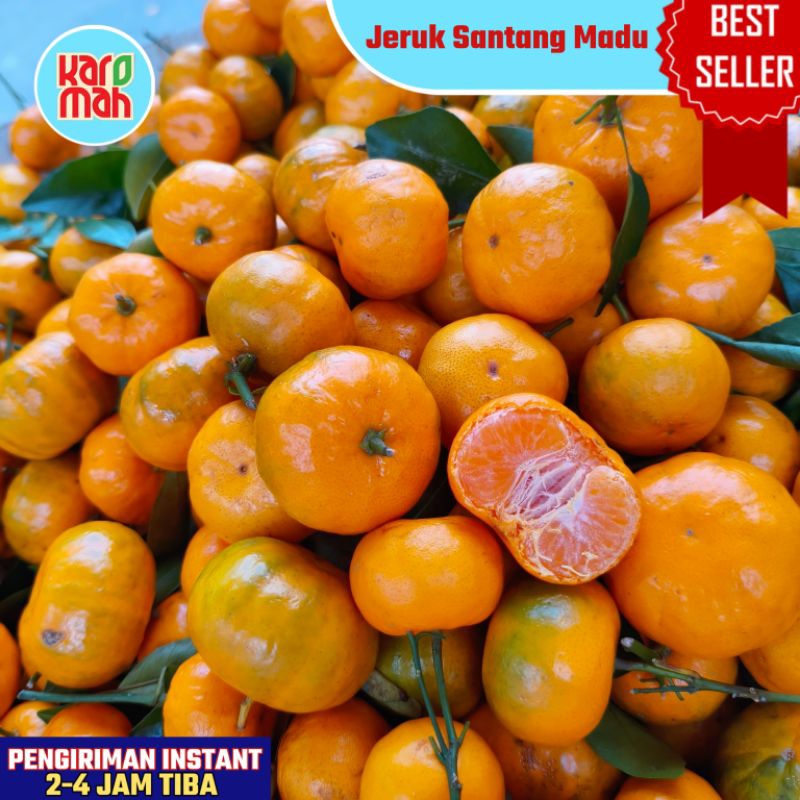 

BEST SELLER BUAH JERUK SANTANG MADU DAUN 500 GR MANIS FRESH