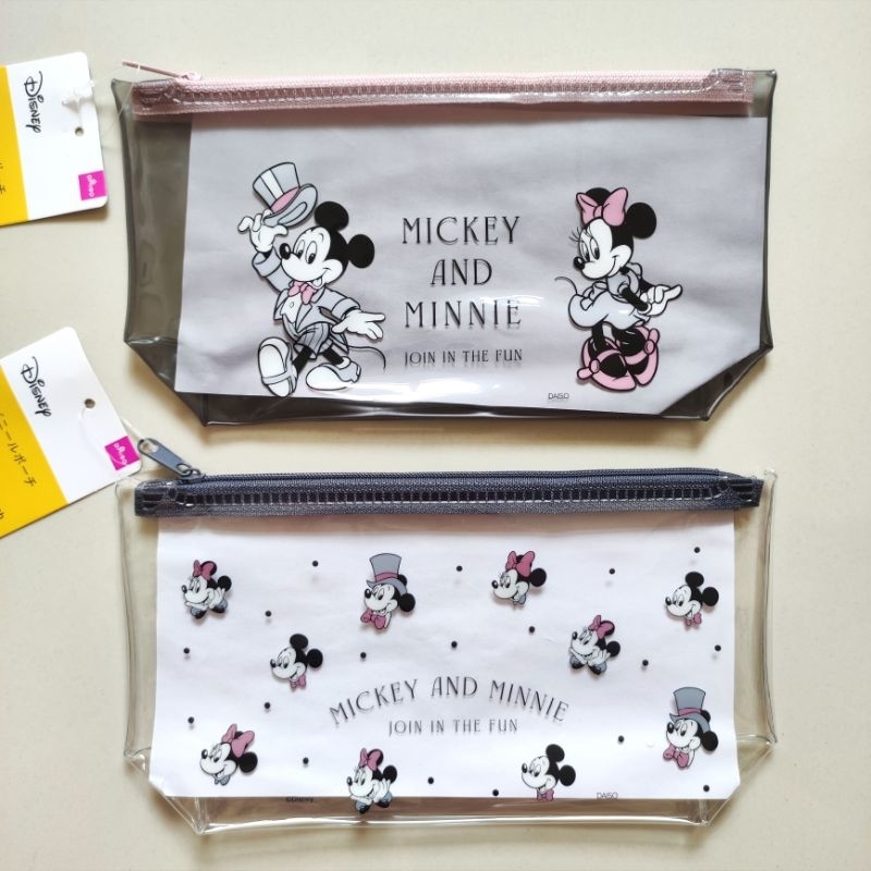 

Disney Mickey Minnie Mouse Pouch Tempat Pensil PVC 21x11x4,5 cm
