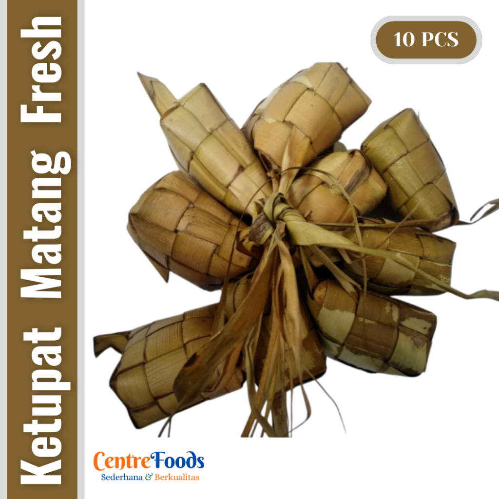 

Ketupat Matang - Ketupat Homemade Fresh | Isi 10 Pcs [ Harga Per BKS ]