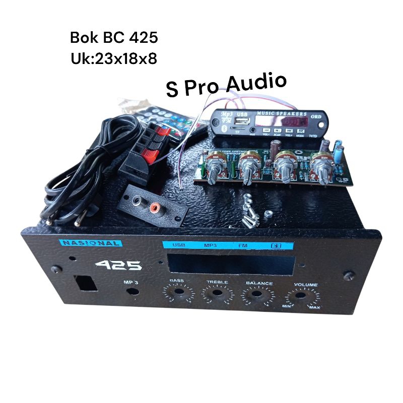 Bok Power Amplifier bc 425 Usb Plus MP3 Bluetooth