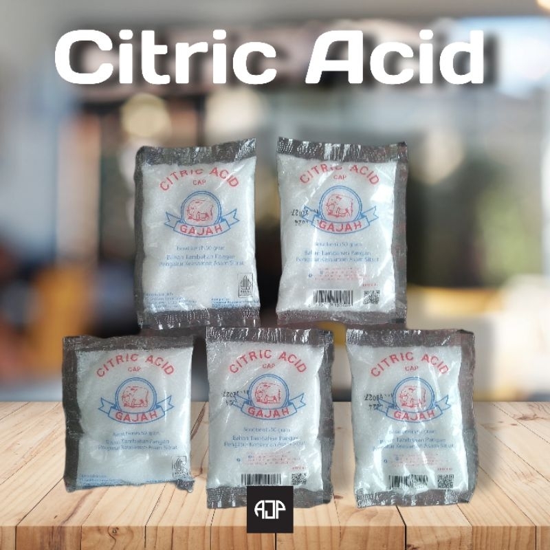 

CITRIC ACID / Asam Sitrat Cap Gajah | 1 pack