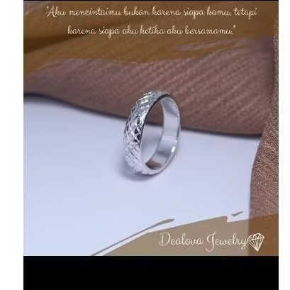 Cincin kawin silver.cincin kawin perak pria