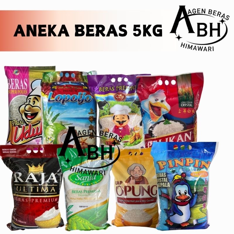 

BERAS 5KG PIN PIN sania Opung lopo ijo raja platinum uduk