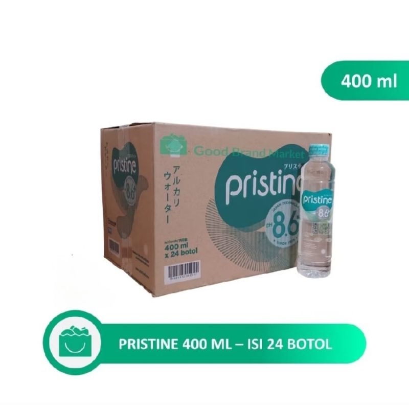 

Pristine water 400ml ph 8+ 1dus