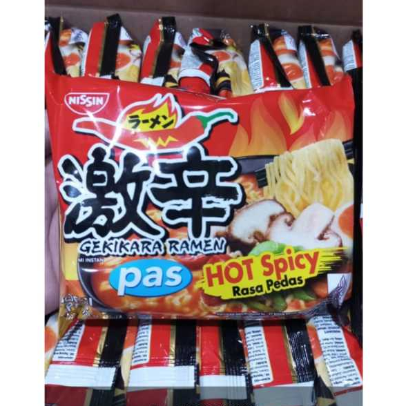 

NISSIN Gekikara Ramen PAS Hot Spicy --- Rasa Carbonara Pedas