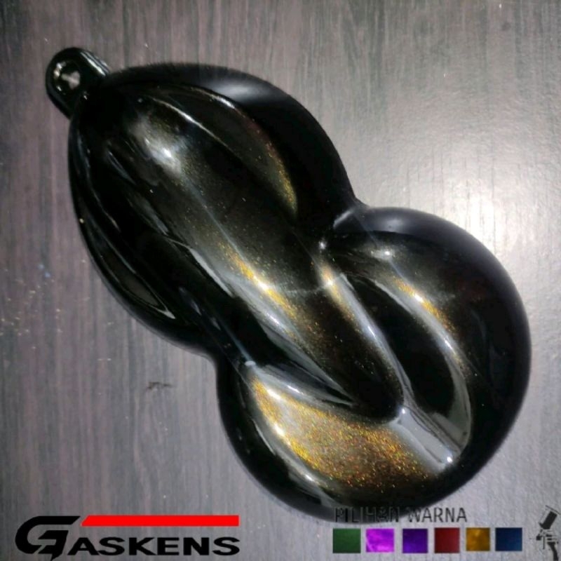 Cat Moonlight Gold PU 250.ml Dominan Hitam Efek Gold Cat Duco PU Cat Mobil Cat Body Motor