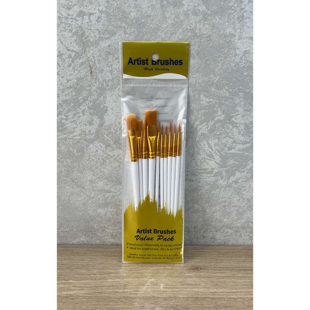 

Kuas Cat Air/ Brush/ Lukis/ Acrylic isi 10