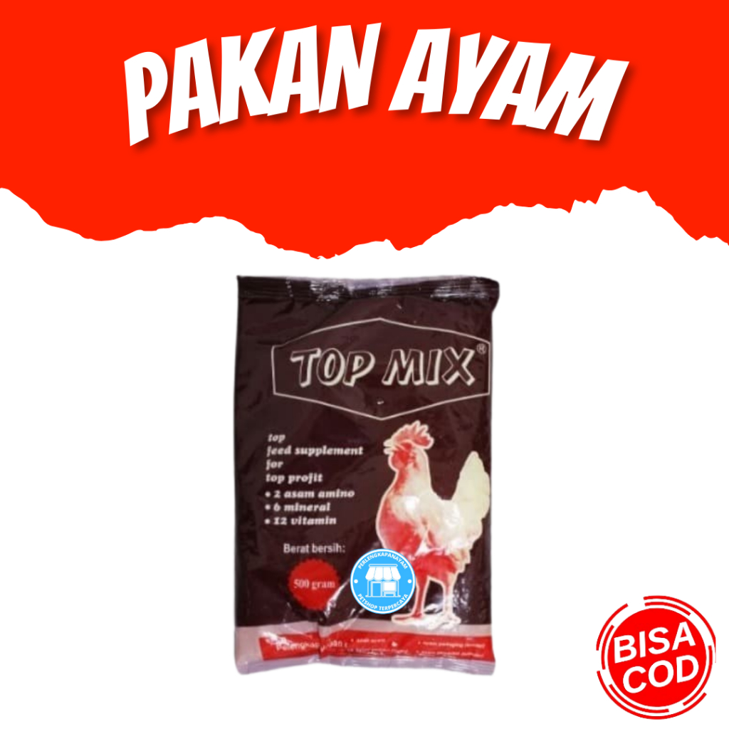 TOP MAX Pakan Ayam Top Mix Top Mix Ayam