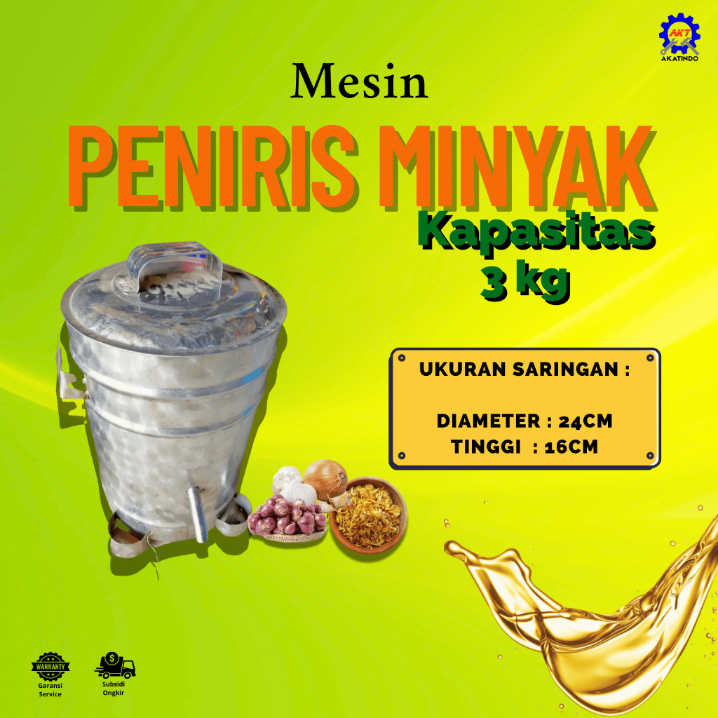 Mesin Spinner Peniris Minyak Kapasitas 3-4kg Spiner/Alat Pengering/Pemeras/Dapur/Memasak/Mesin/Sarin