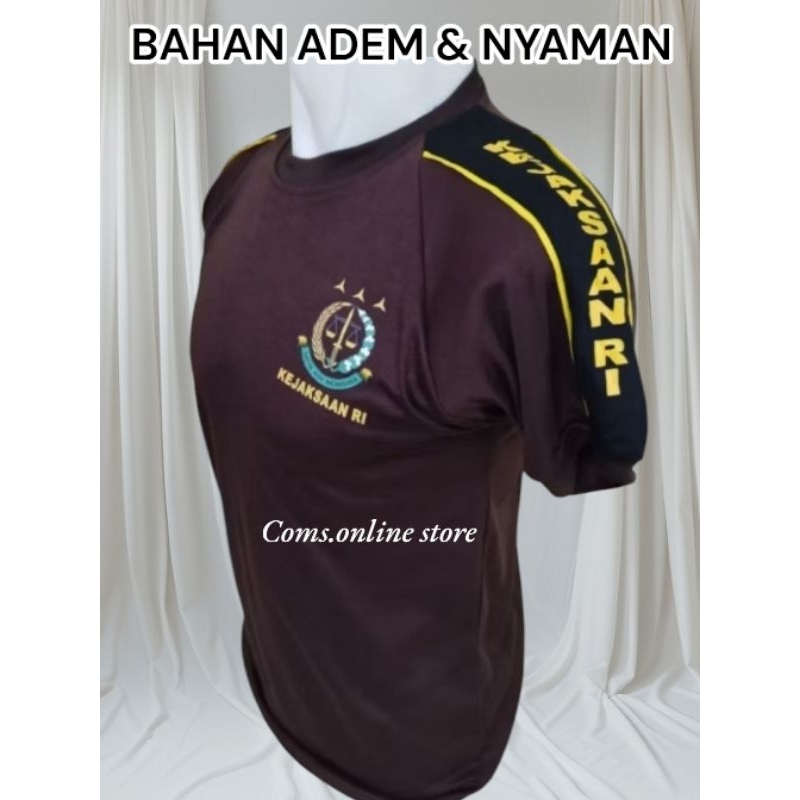Kaos PDL Kejaksaan kaos kejaksaan Cokelat Lengan Pendek