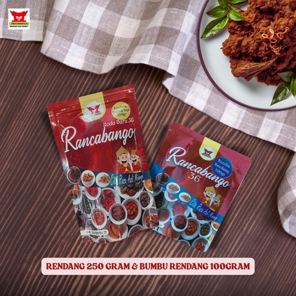 

RENDANG SAPI 250 Gram dan BUMBU RENDANG 100 Gram KEMASAN SIAP SAJI TERLARIS