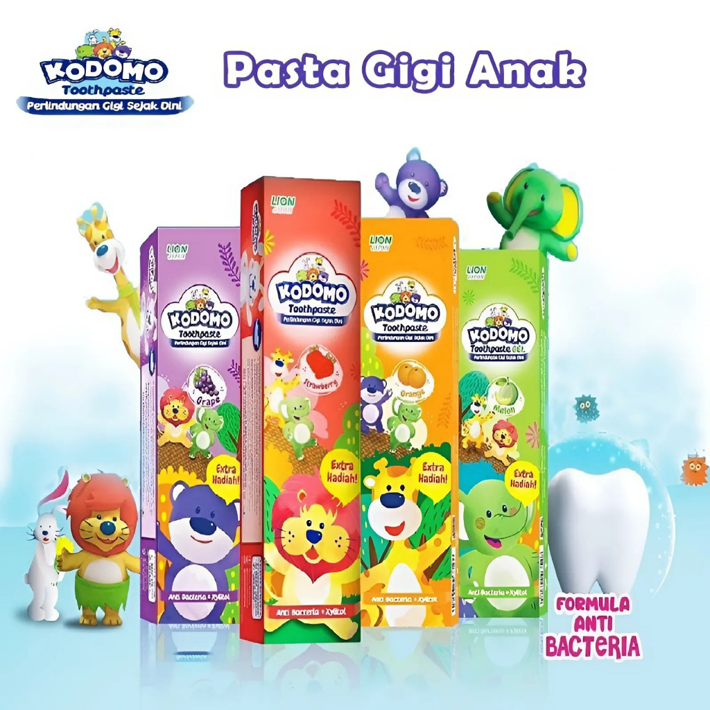 KODOMO Pasta Gigi 45 GR / Kodomo pasta gigi rasa buah