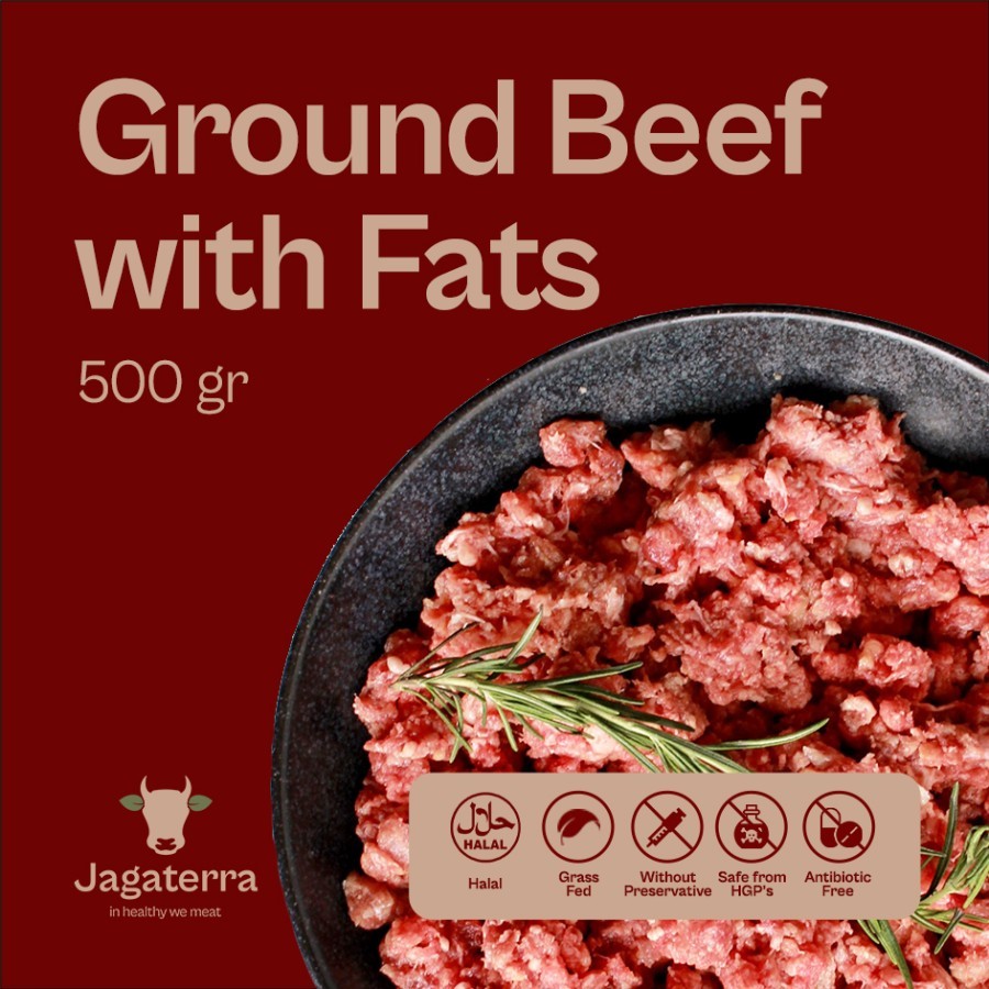 

Ground with fat 20% (daging giling) Premium Grass Fed Beef