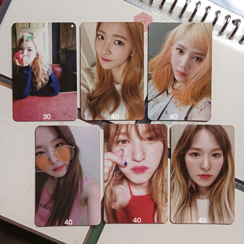 [ OFFICIAL RED VELVET PHOTOCARD ]SEULGI WENDY JOY YERI ICE CREAM CAKE ICC AUTOMATIC RUSSIAN ROULETTE