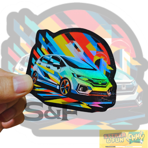 

Stiker Sticker Hollogram Laminasi HONDA JAZZ GK5 Vol 2