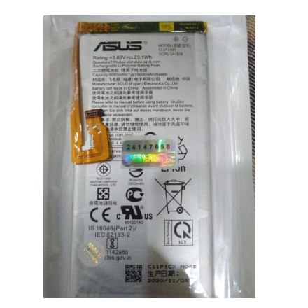 Asus C11P1903 Genuine Battery Batre Baterai Asus Rog Phone 3 Rog 3 Zs661Ks Original 100%