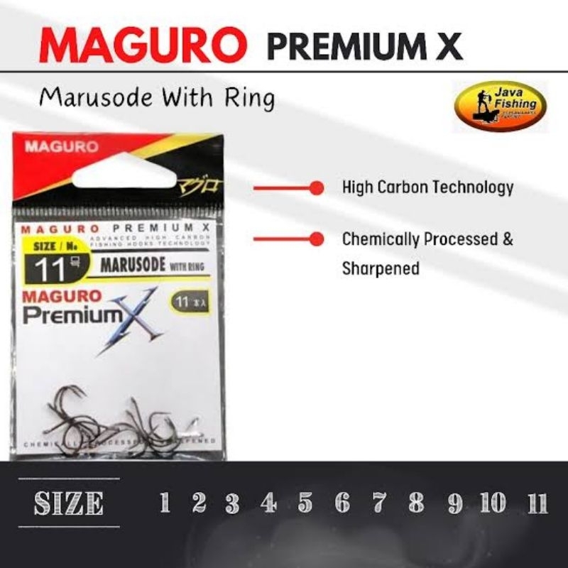 Kail pancing Maguro Marsude premium x mata kail 0.8 1 2 3 4 5 6 7 8 9 10 kail carbon terbaik