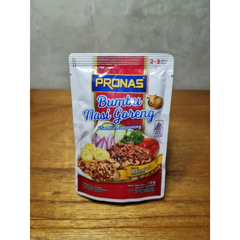 

Pronas Bumbu Nasi Goreng Dengan Daging Sapi 110g