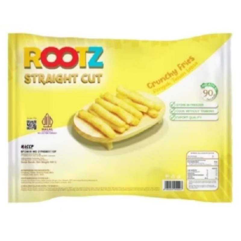 

STICK SINGKONG GORENG BEKU ROOTZ /FROZEN STICK FRIED CASSAVA 400GRAM