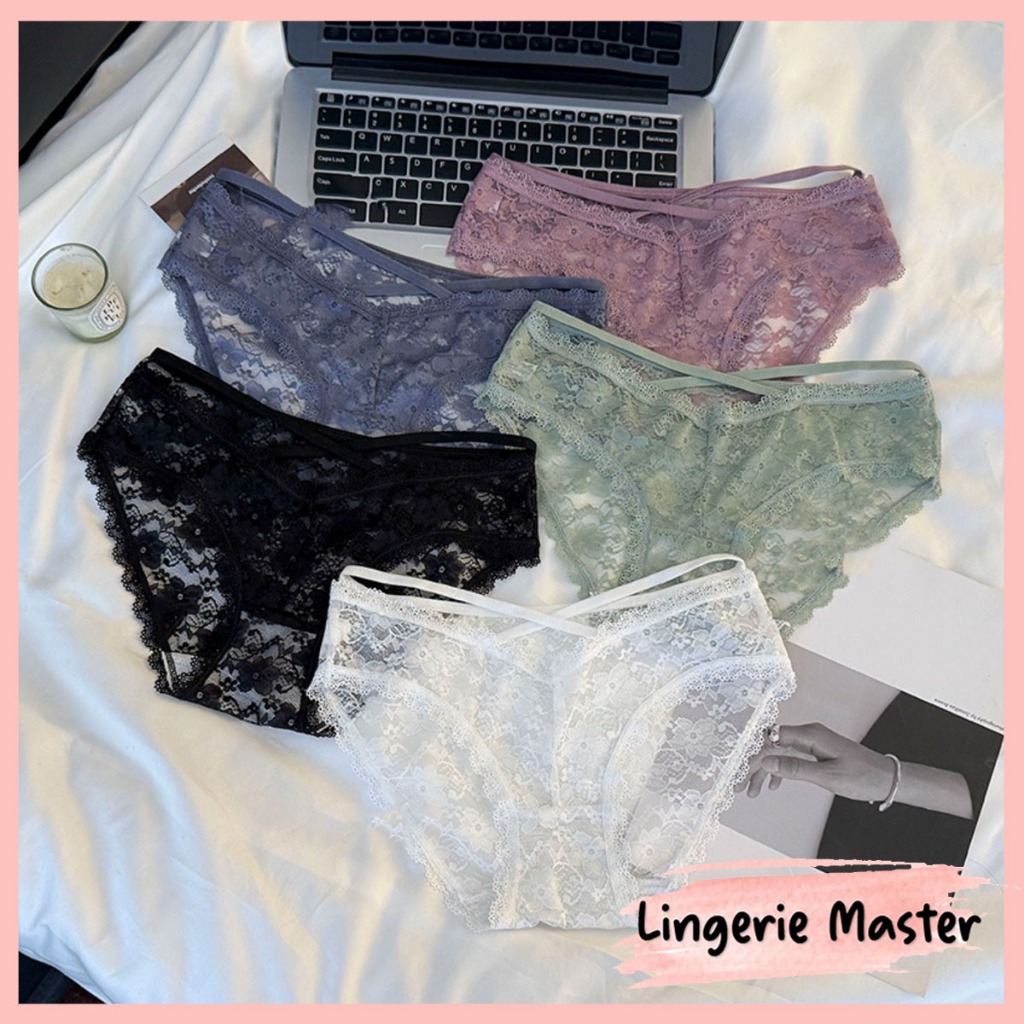 [ LINGERIE MASTER ] - (C-93) Celana Dalam Renda Halus dan Model CD Transparan / Celana Seksi Wanita 