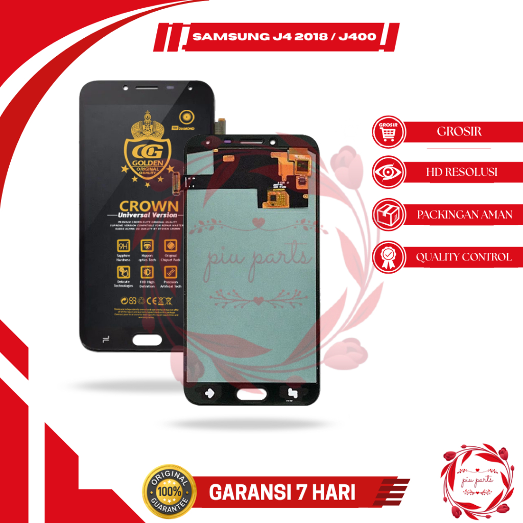 LCD SAMSUNG J4 2018 / J400 TOUCHSCREEN FULLSET COMPLETE ORIGINAL