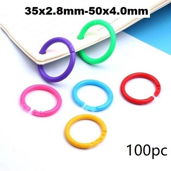 

Ring Binder Loose Leaf Bahan Plastik Uk 35x2.8mm-50x4.0mm Harga/100pc