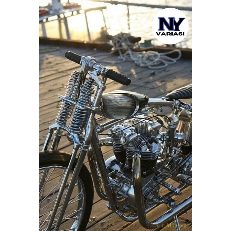 stang custom chopper bober drag bar lurus