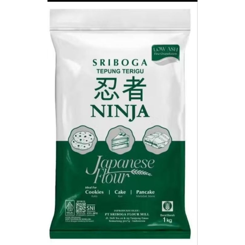 

Tepung Terigu SRIBOGA NINJA SUPER PREMIUM1kg