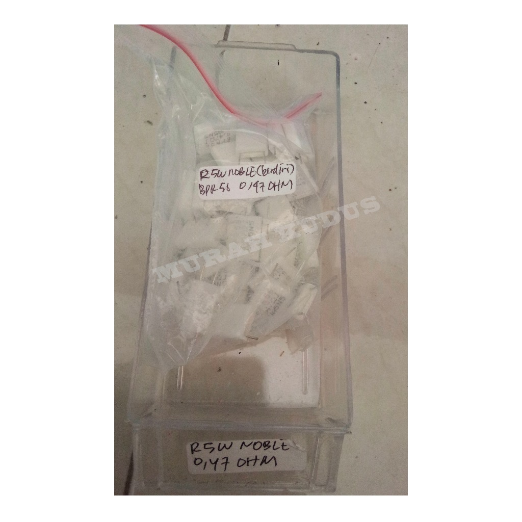 RESISTOR KAPUR /R 5WATT NOBLE (BERDIRI) BPR56 0,47 OHM
