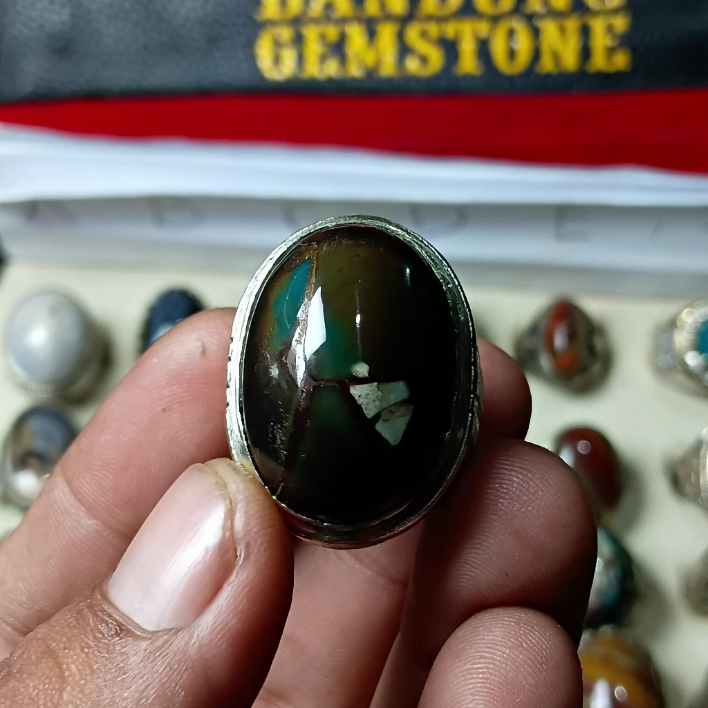 Batu Akik Pancawarna Garut Asli – Keindahan Alami, Kualitas Premium - BK0119