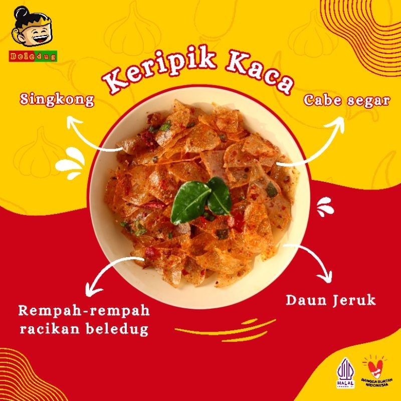

Keripik Kaca (Kripca) Beledug khas ciamis