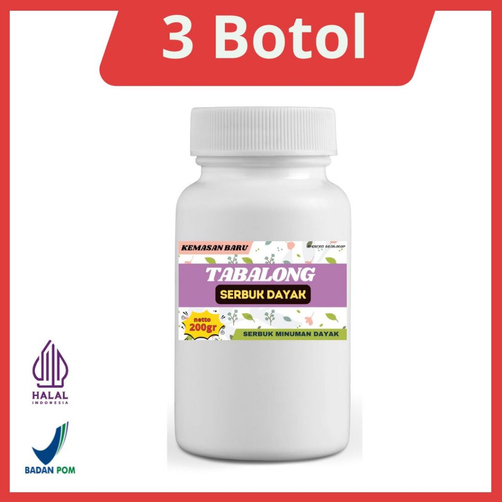 

TABALONG - Bubuk Ramuan Dayak Serba Guna Original 3 botol