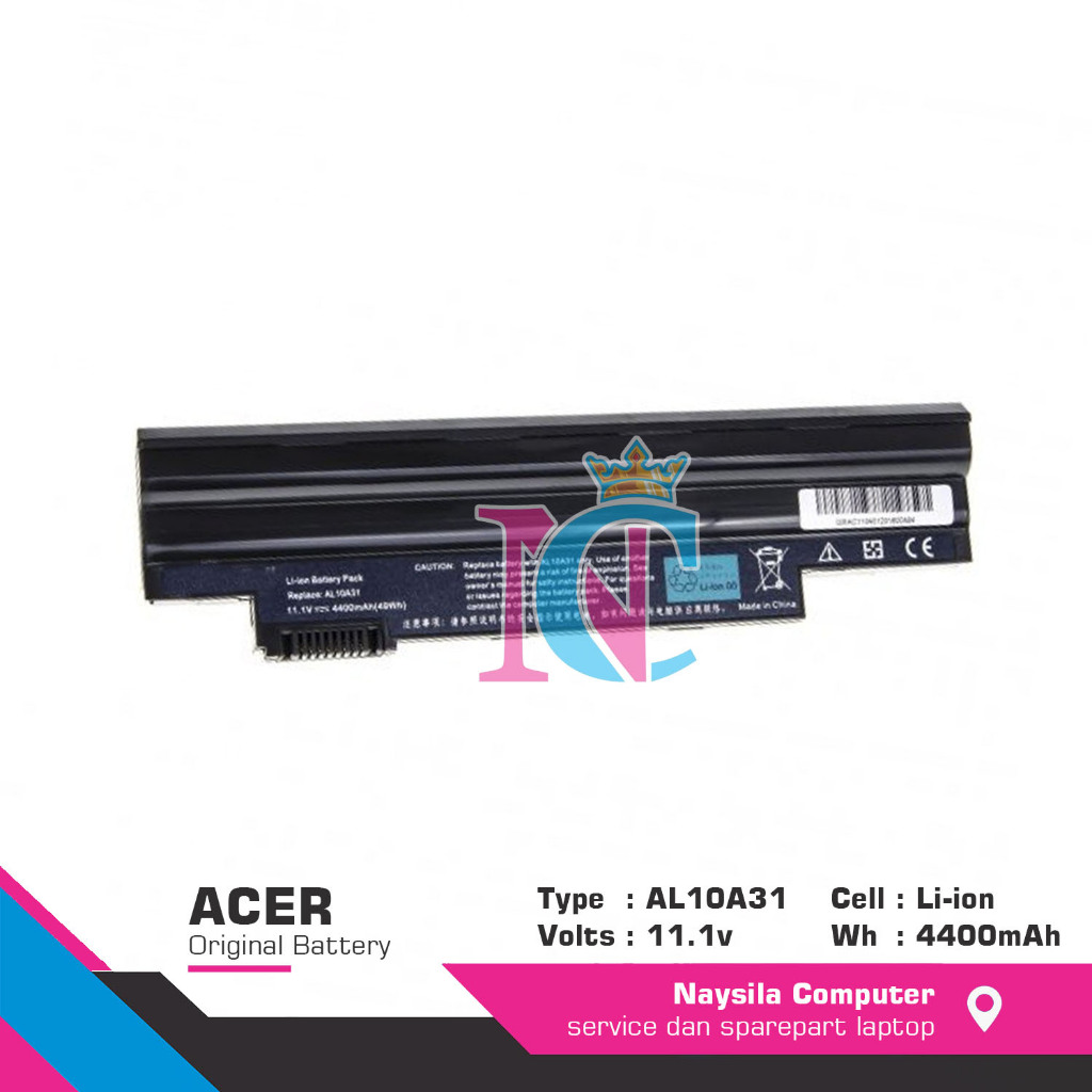 Baterai Acer Aspire One 522 722 AOD260 AOD270 D255 D257 D260 D270