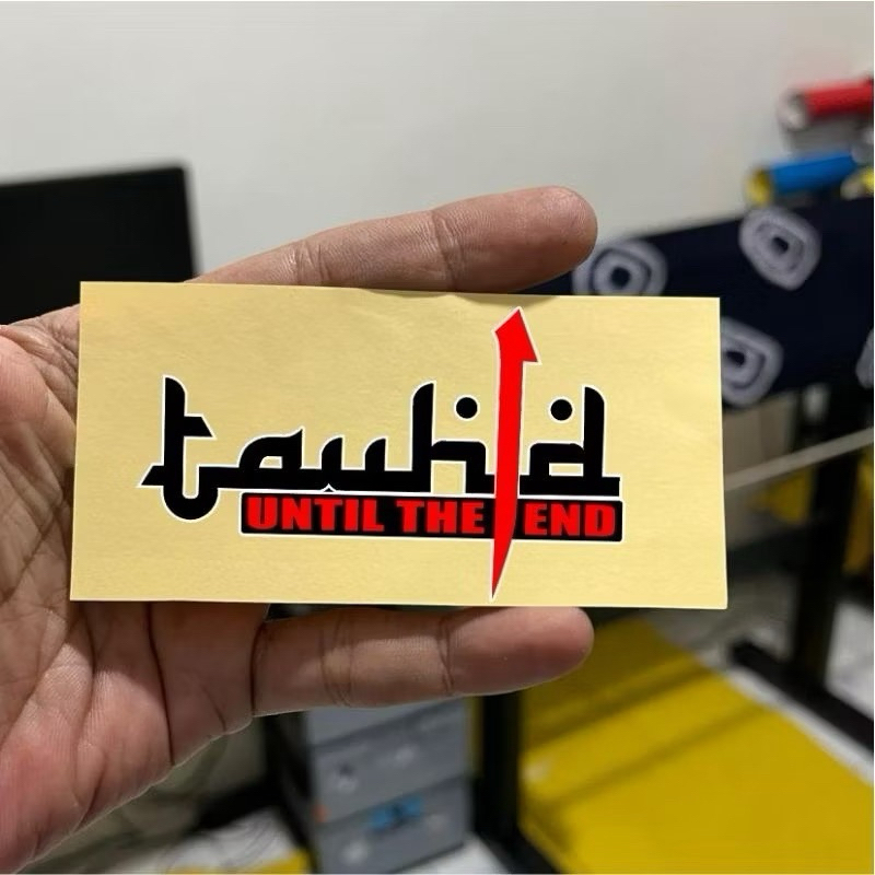 A46, stiker tauhid, tauhid, stiker nyala, motor