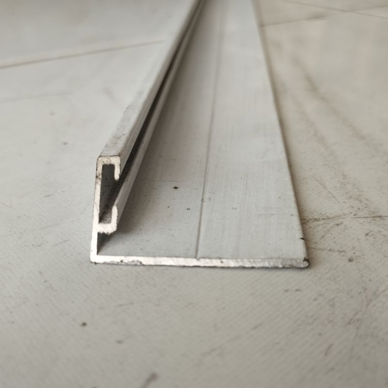 Alumunium Batangan Stoper Kecil Pintu Silver/Coklat/Putih