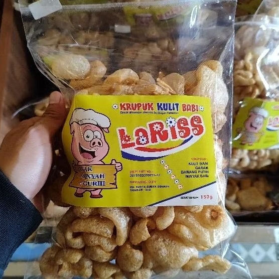 

Kerupuk Kulit Babi Lariss 150 Gram