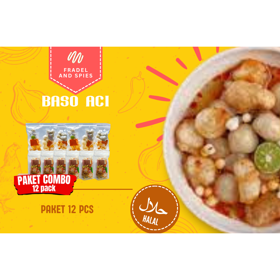 

paket combo baso aci seblak 12 pcs spesial
