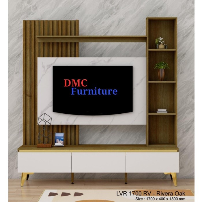 Rak tv 170 cm Bufet tv modern minimalis LVR 1700 Meja tv tinggi