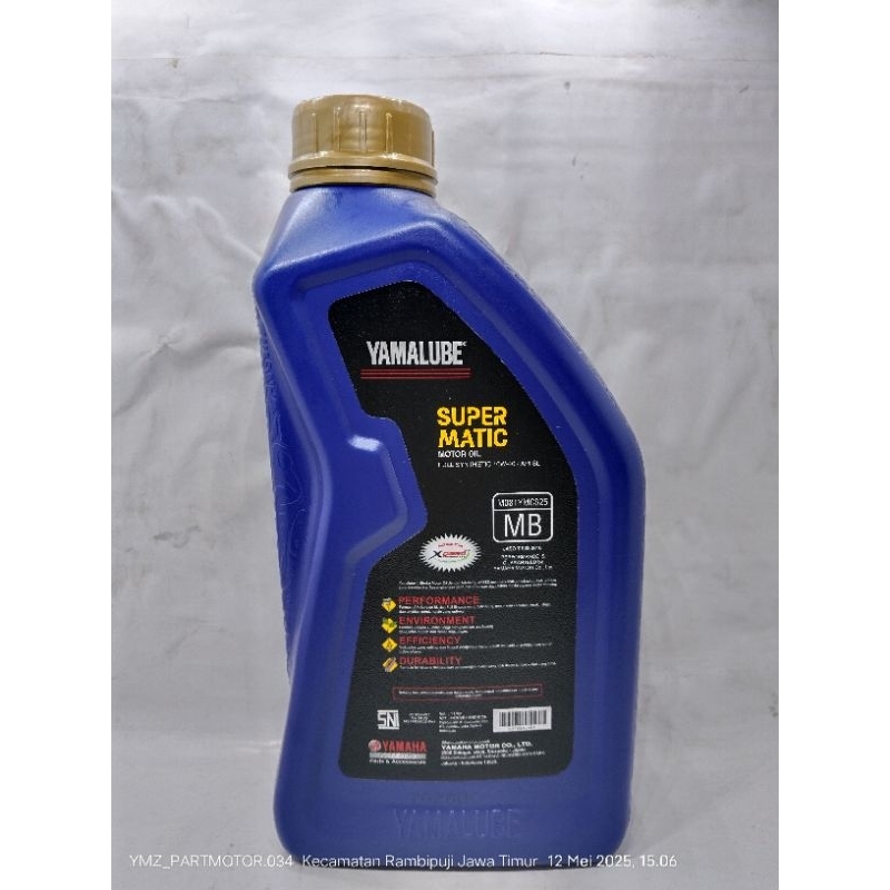 OLI YAMALUBE SUPER MATIC 1L, OLI YAMAHA MOTOR NMAX, AEROX, X-MAX & YAMAHA LEXI