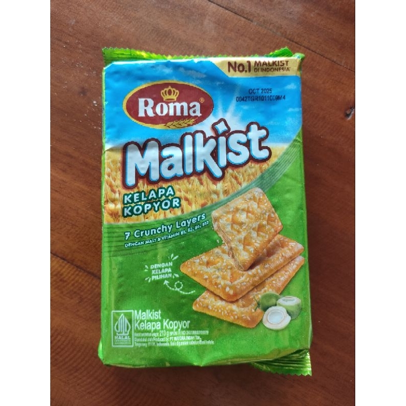 

Roma Malkist Kelapa Kopyor 213gr
