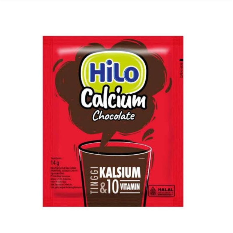 

[10 pcs] Susu Hi Lo / HiLo Calcium Coklat Sachet Rentengan