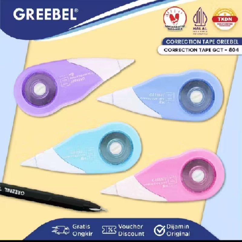 

GREEBEL CORRECTION TAPE GCT-804