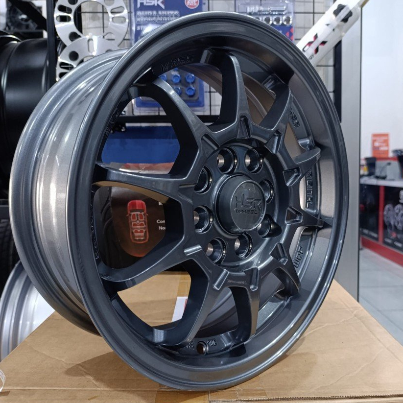 Velg Mobil Ring 14 HSR SRD Boroko, Buat Sigra, Calya, Jarimun, Brio, Datsun