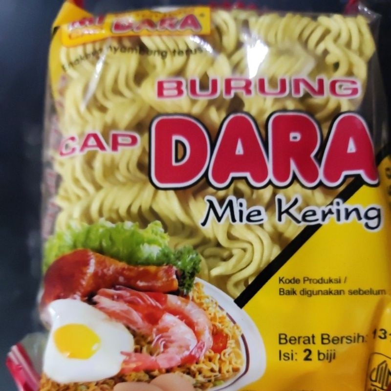 

Mie Keriting Kering Cap Burung Dara