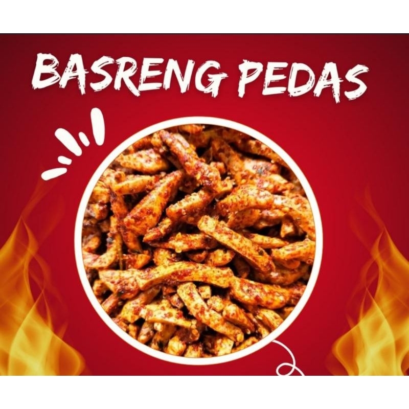 

Basreng sultan bumbu rujak pedas daun jeruk